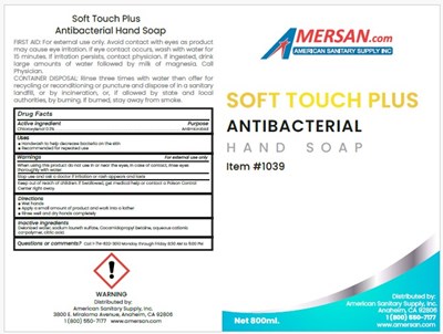 Label (01b Lbl 1039 Soft Touch Plus 800ml)